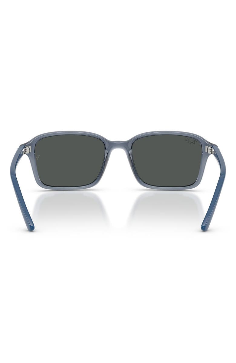 Ray-Ban Kids' 50mm Square Sunglasses, Alternate, color, Transparent Blue / Dark Grey