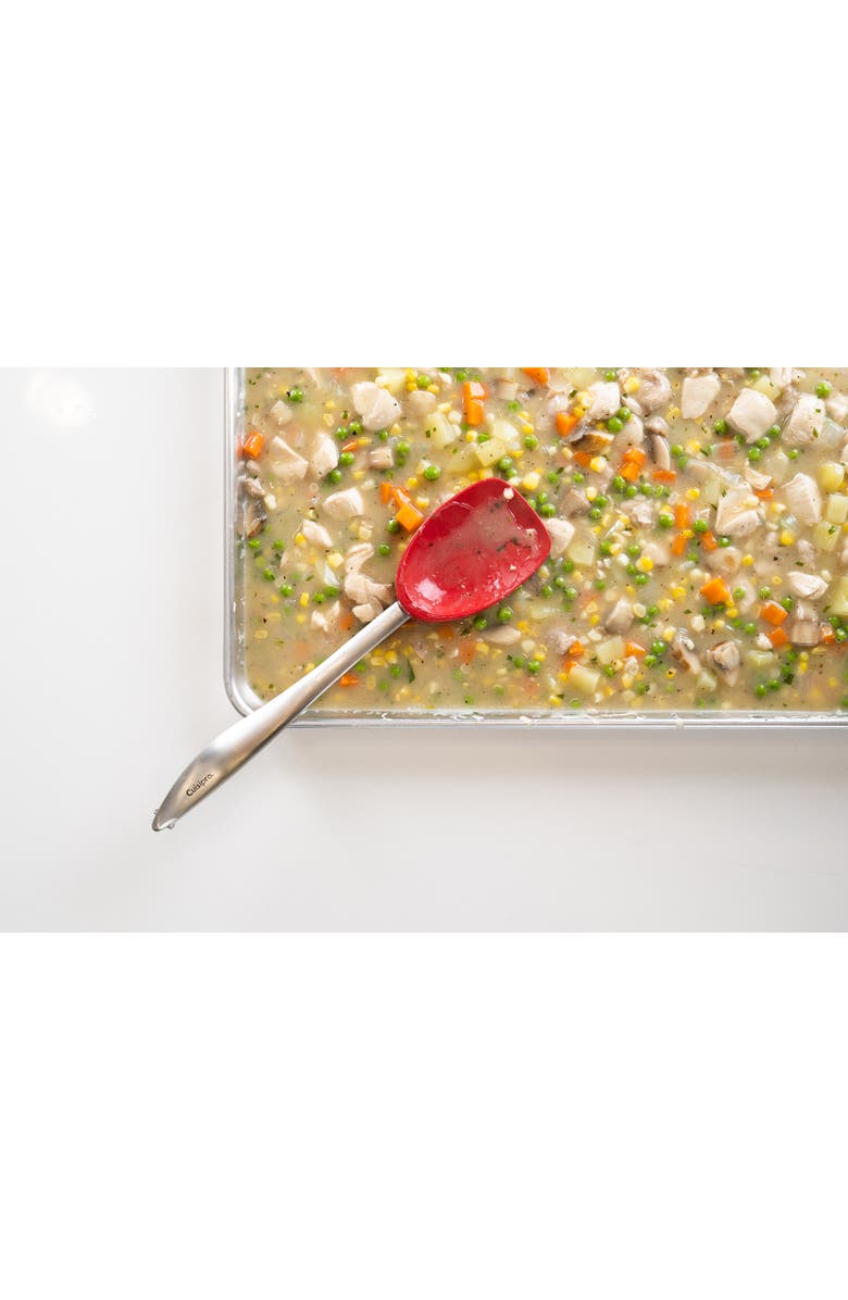 CUISIPRO Silicone Spoon, 11-Inch, Red, Alternate, color, Red