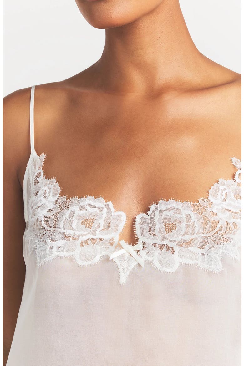Romance Silk Cami & Shorts Set, Alternate, color, IVORY
