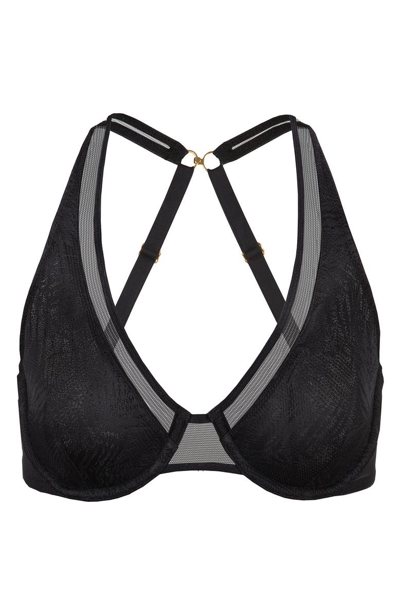 LIVELY The Smooth Lace Plunge Bra, Alternate, color, 