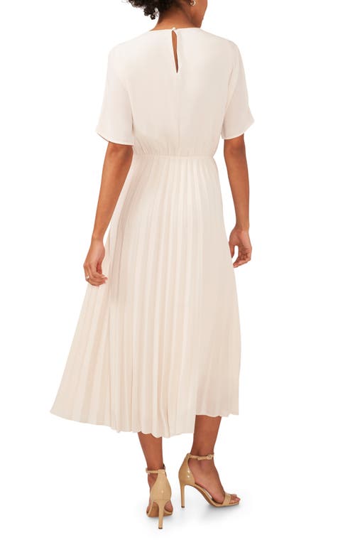 Halogen Pleated Midi Dress