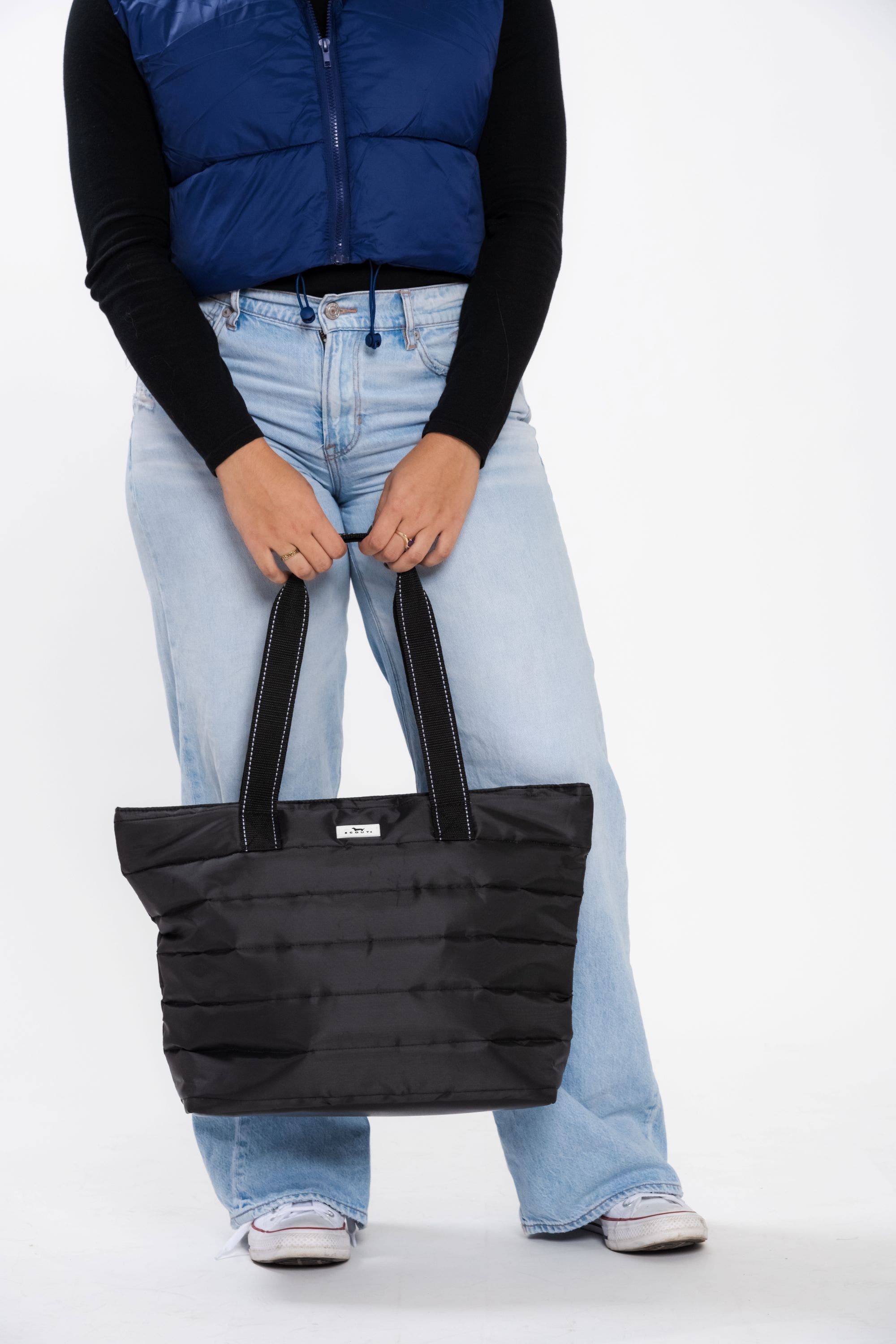 SCOUT Layover Tote, Alternate, color, Black Puffer
