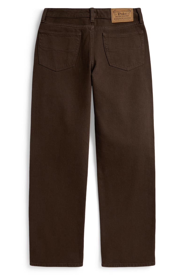 Kids' Straight Leg Jeans, Alternate, color, NUTMEG BROWN