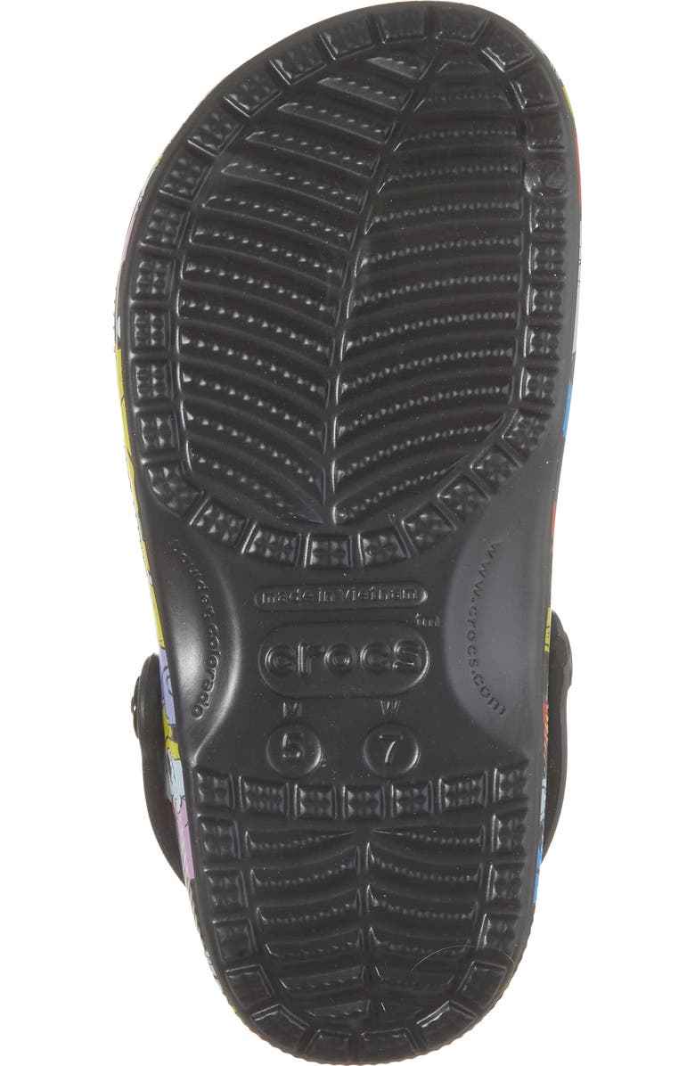 CROCS Mickey & Friends Classic Clog, Alternate, color, Black Multi