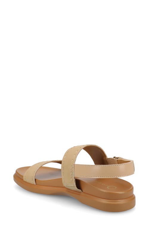 Journee Collection Milie Platform Sandal In Sand