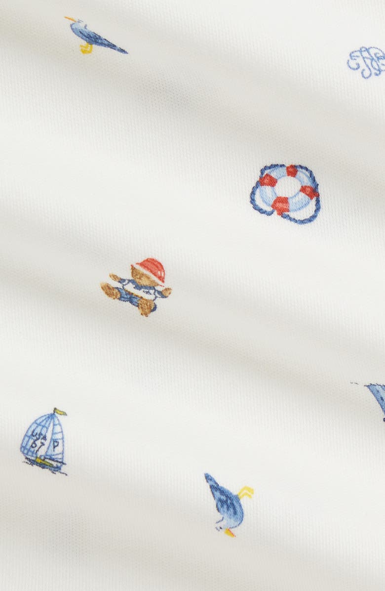 Ralph Lauren Assorted 2-Pack Cotton Bodysuits, Alternate, color, Maritime Boy Bear Toss