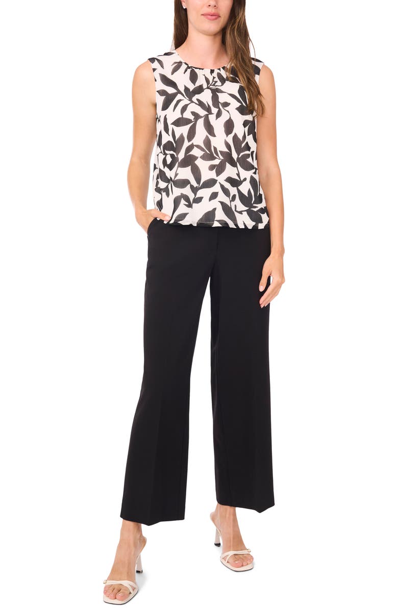 Halogen<sup>®</sup> Gathered Neck Sleeveless Shell, Alternate, color, New Ivory