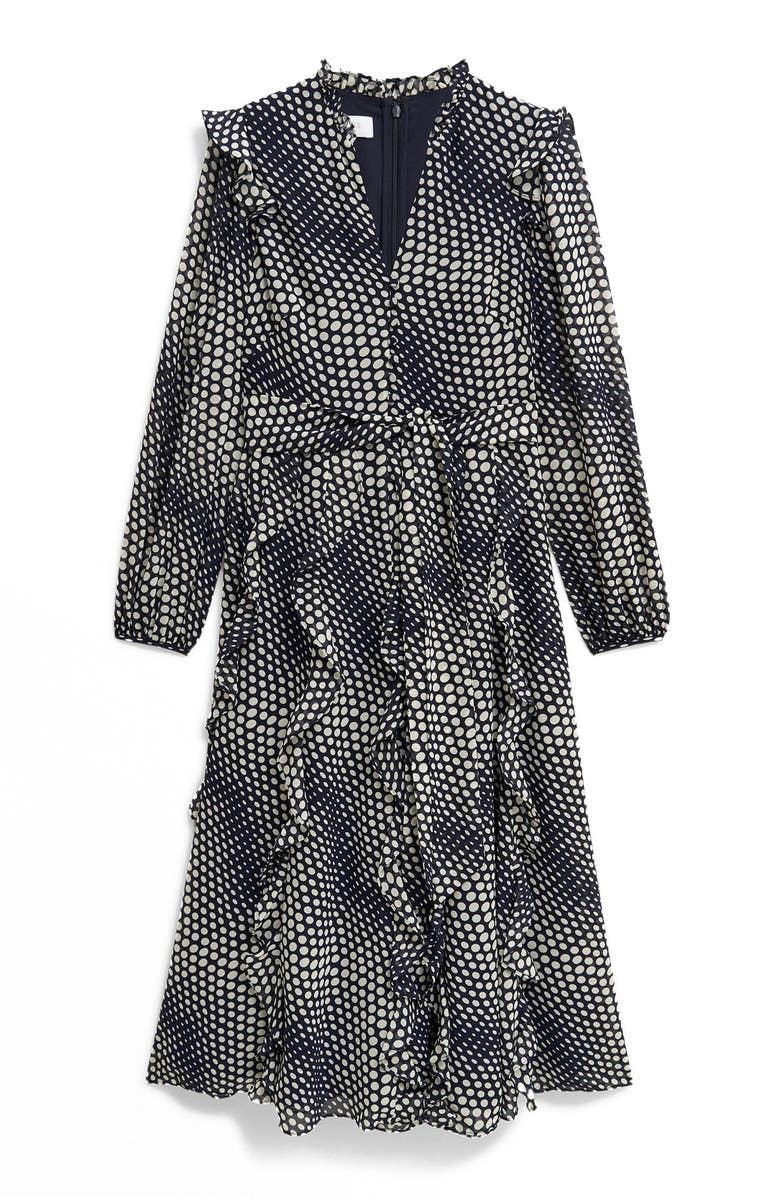 HOBBS LONDON Miriam Dress, Alternate, color, Midnight Cream