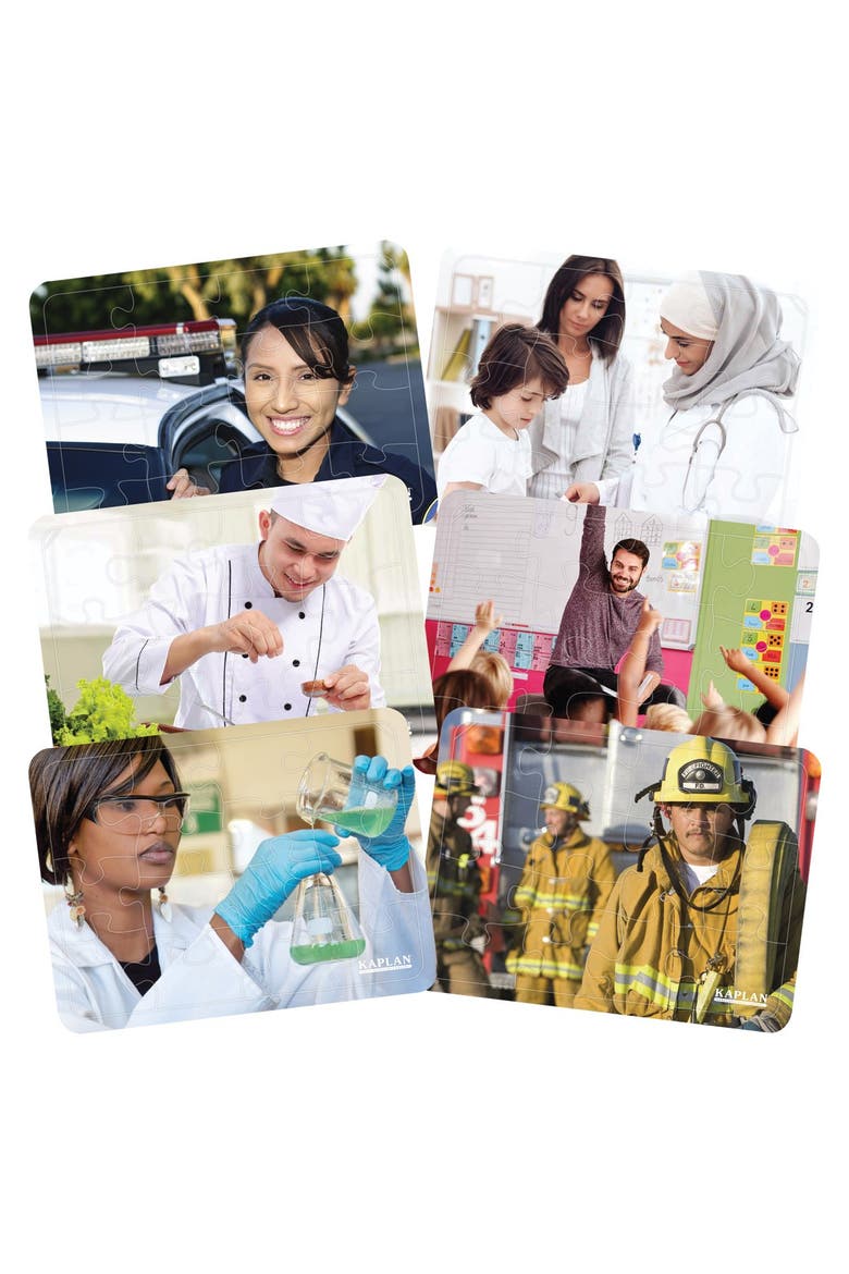 Career Puzzles - Set of 6, Main, color, Multicolored
