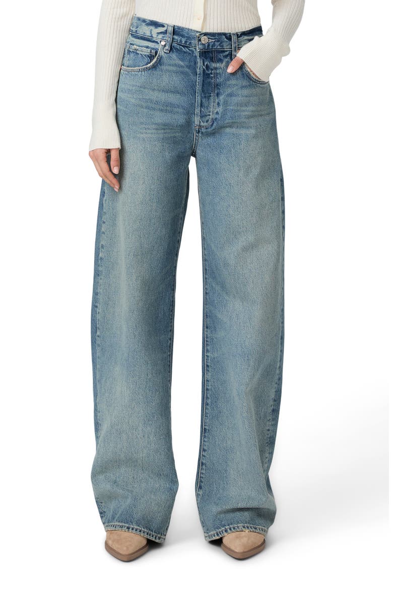 Arellia Barrel Leg Jeans, Main, color, TERRIN