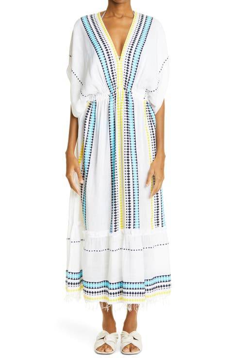 Sediri Plunge Neck Cover-Up Dress