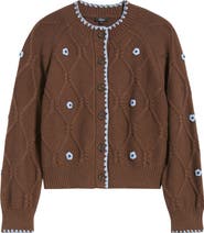 Rails Laurie Floral Stitch Cardigan