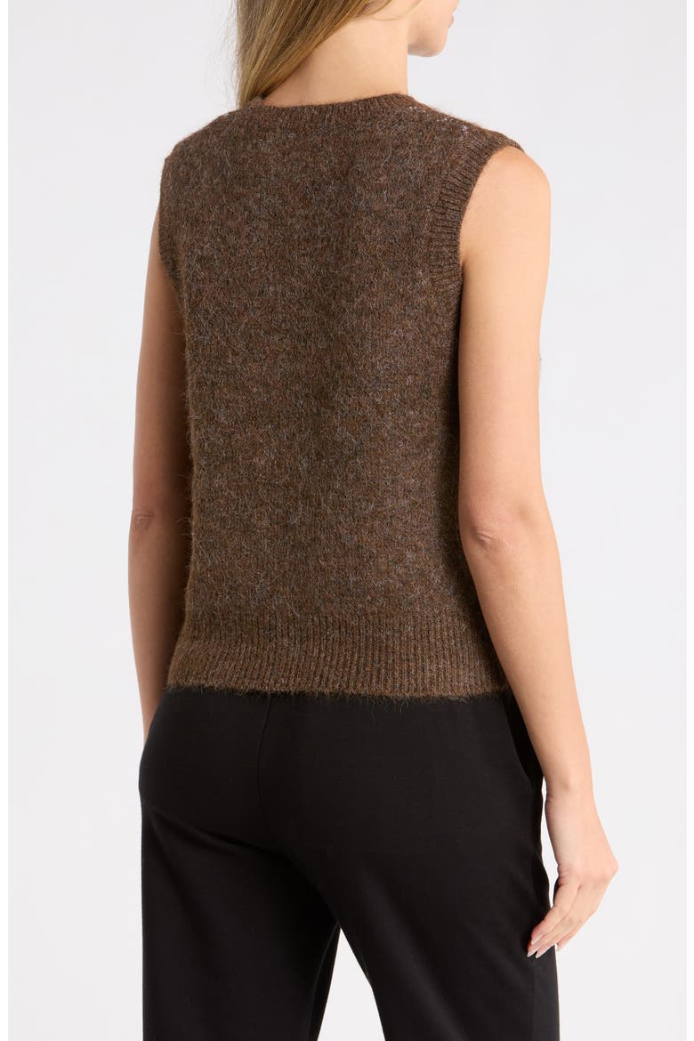 Argyle Sweater Vest, Alternate, color, BROWN ARGYLE