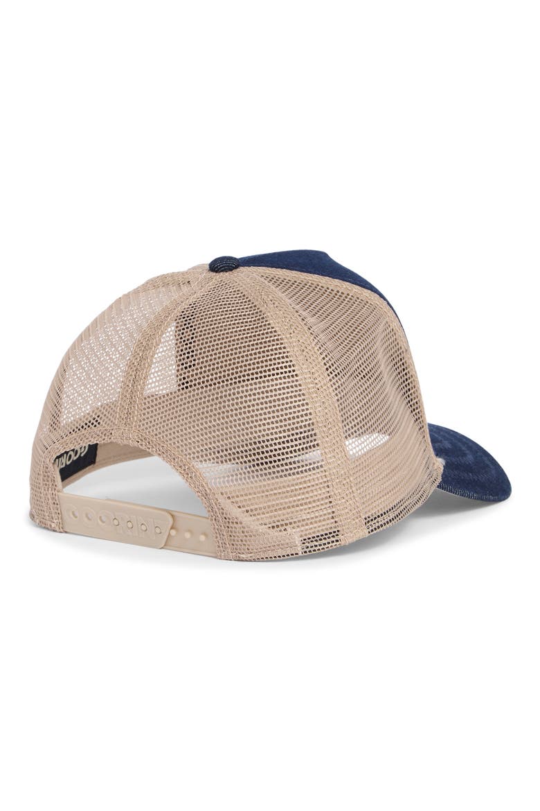 Represent Denim Trucker Hat, Alternate, color, BLUE DENIM