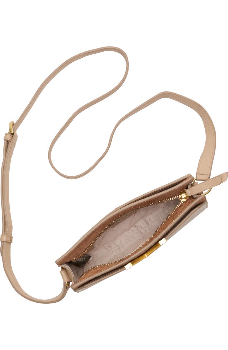 Vince Camuto Tasha Leather Crossbody Bag, Alternate, color, Medium Brown