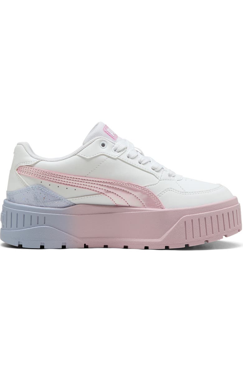 PUMA Kids' Karmen II Idol Platform Sneaker, Alternate, color, Puma White/ Rose Mauve/ Cool