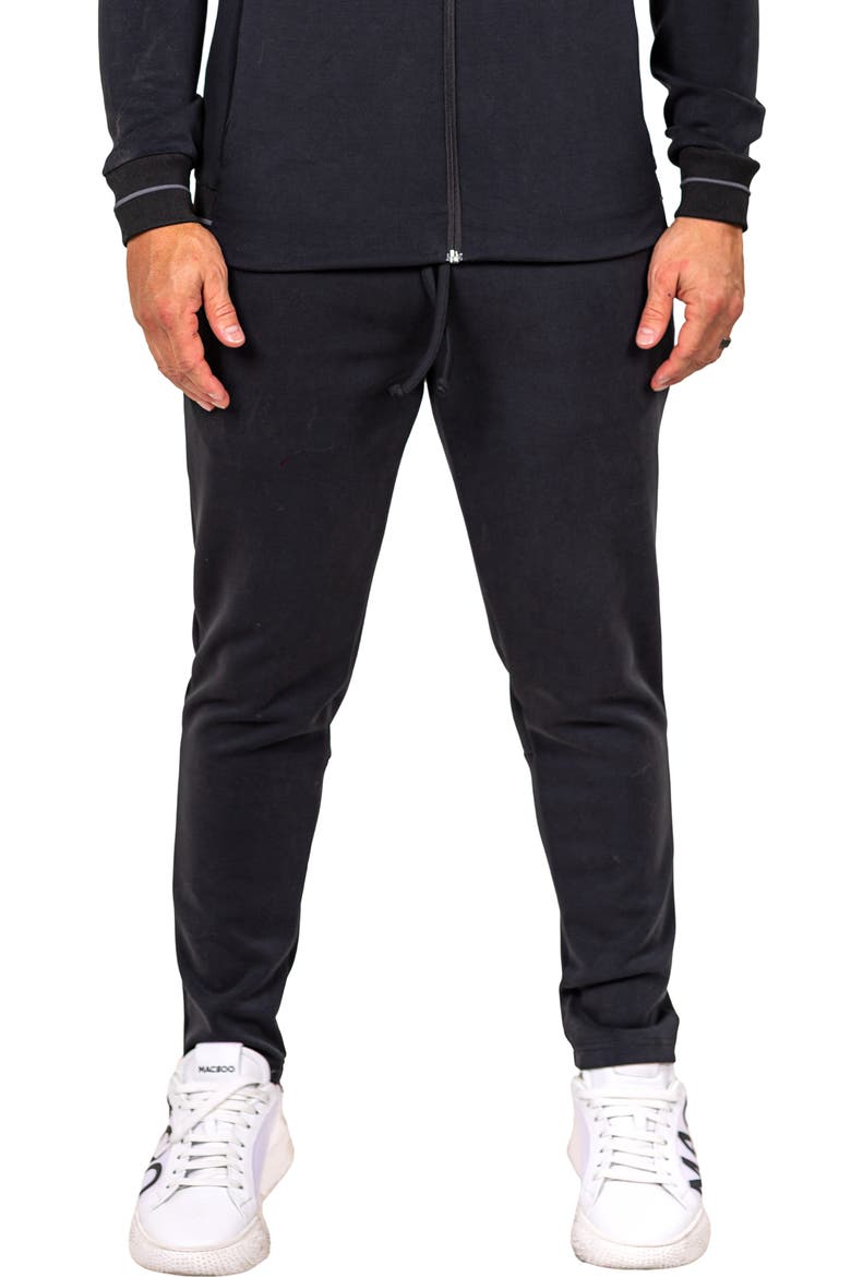 Marthyr Drawstring Joggers, Alternate, color, BLACK