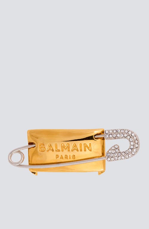 Balmain Safety Pin Brooch