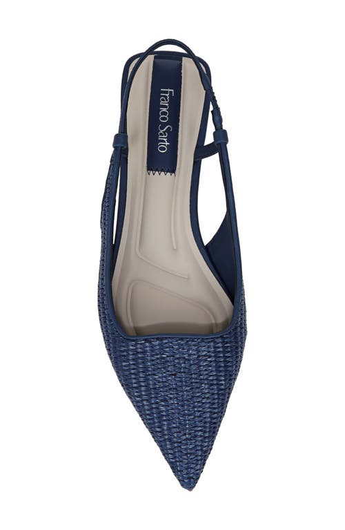 Franco Sarto Women's Palmira Pointed Toe Slingback Pumps In Navy