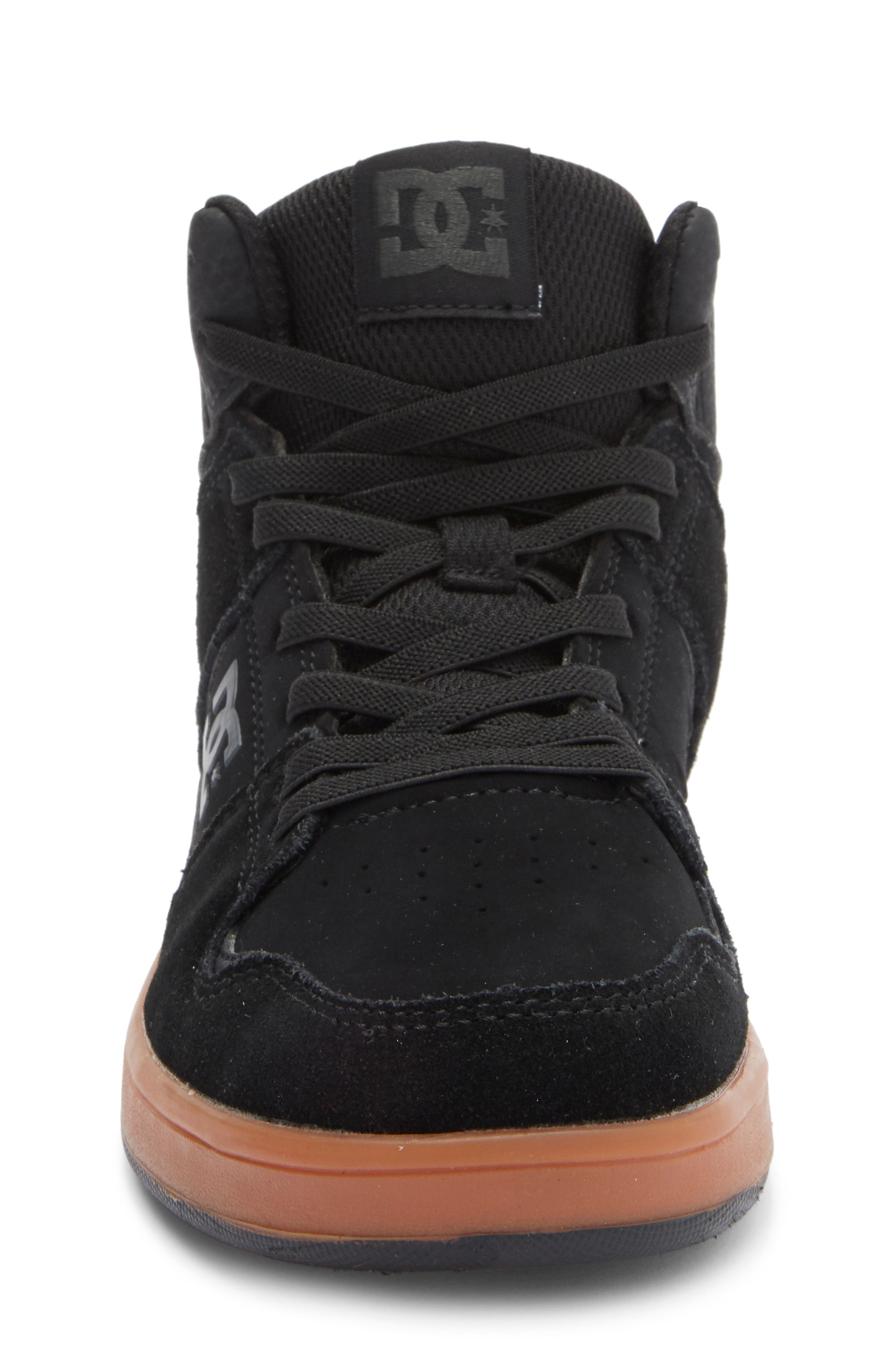 DC Shoes Kids' Cure High Top Elastic Sneaker, Alternate, color, 
