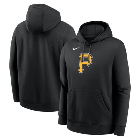 Men's Nike Black Pittsburgh Pirates Logo Club Fleece Pullover Hoodie