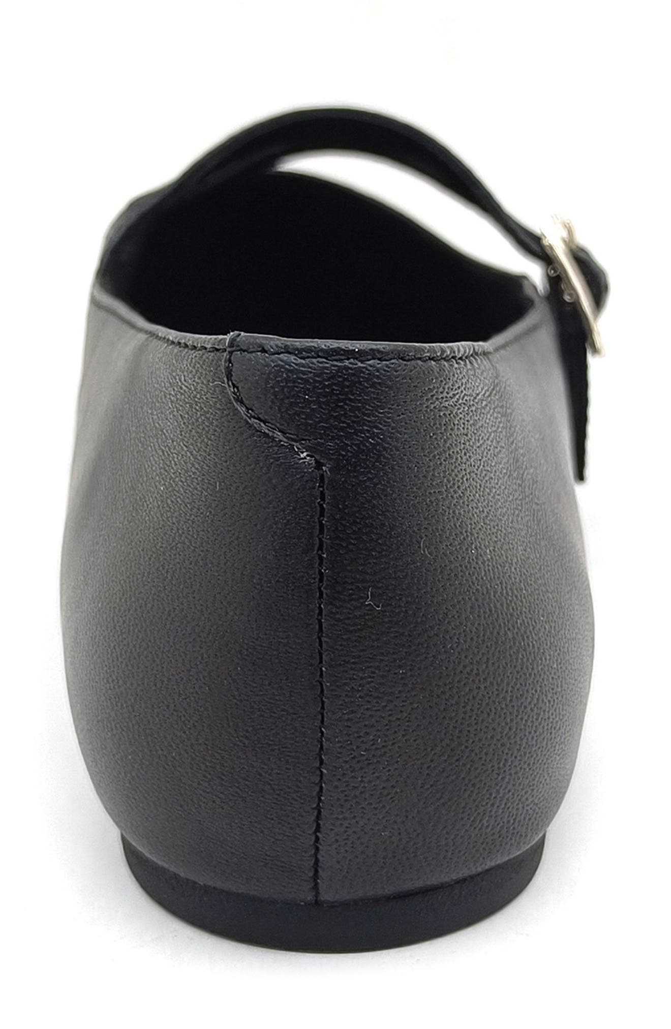 Kenneth Cole Mackenzie Mary Jane Flat, Alternate, color, Black Leather