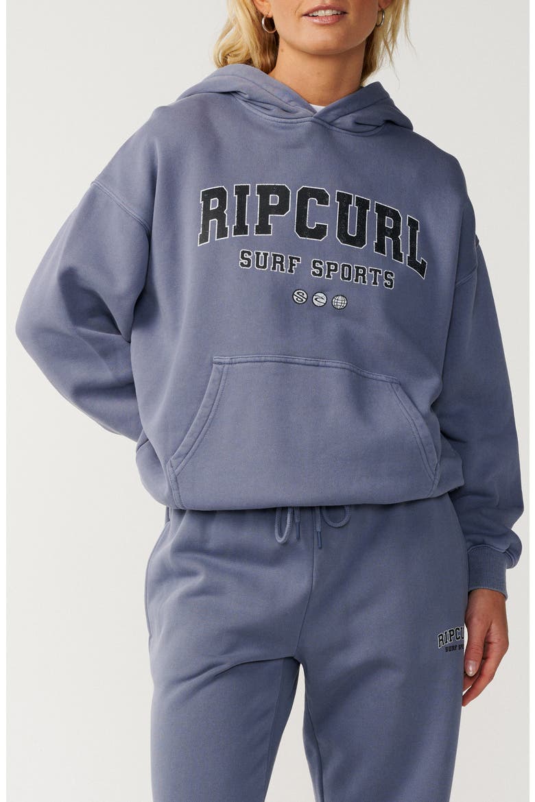 Varsity Sports Hoodie, Main, color, BLUE GREY