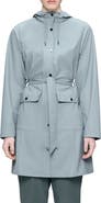 Rains Curve Waterproof Belted Jacket