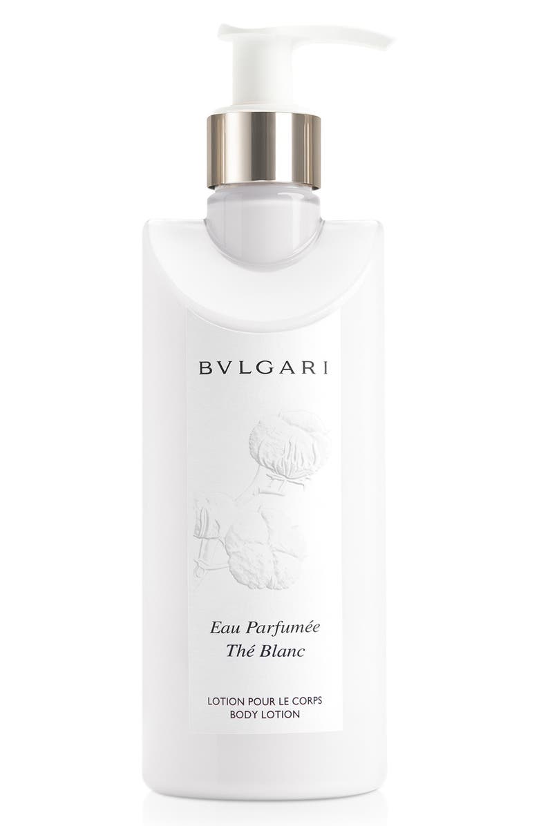 BVLGARI Eau Parfumée thé Blanc Body Lotion, Main, color, 