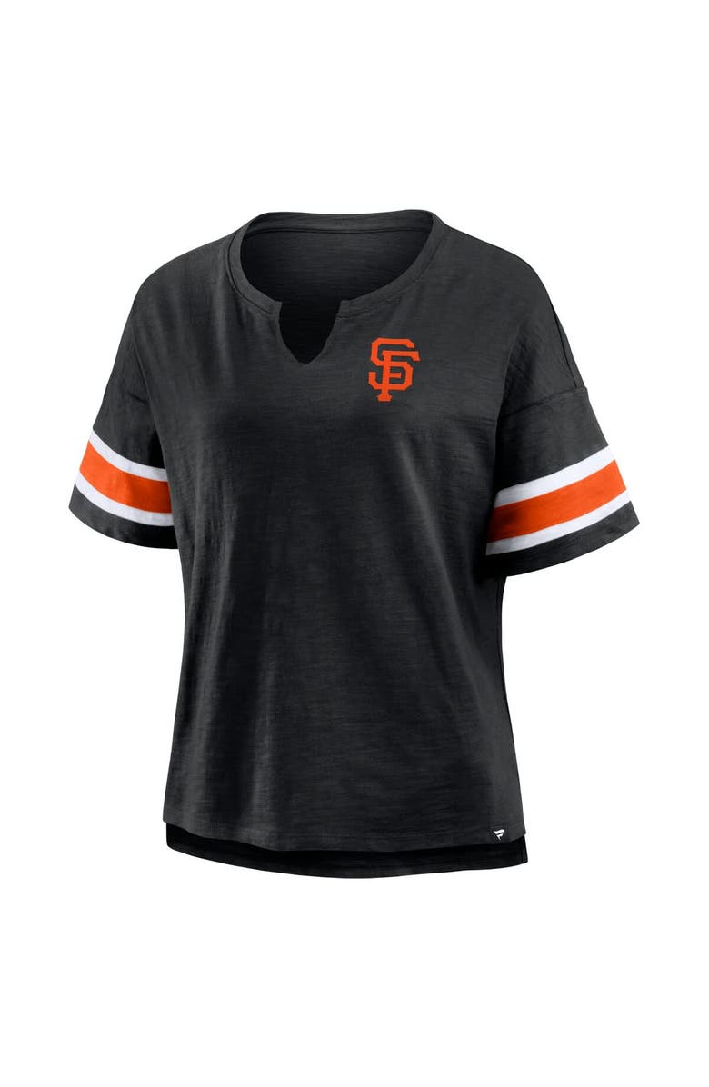 FANATICS Women's Fanatics Black San Francisco Giants Curl Route T-Shirt, Alternate, color, Black