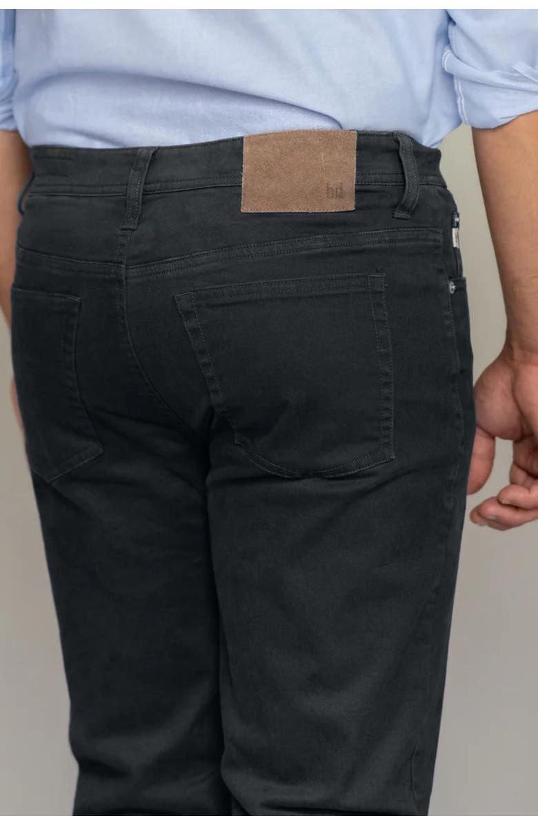 Peter Manning Italian 5-Pocket Pants, Alternate, color, Black