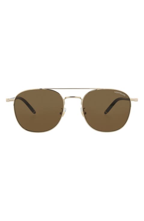 56mm Aviator Sunglasses