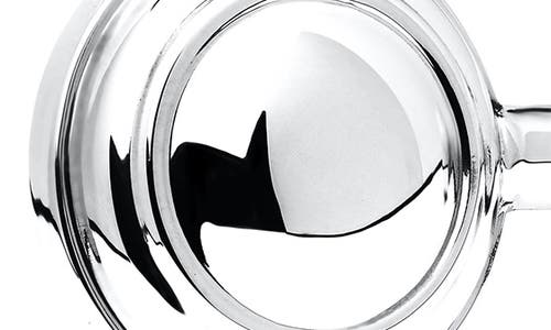 Mignonette Ribbed Round Sterling Silver Rattle