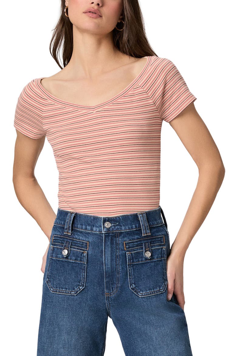 Leita Top, Main, color, PEACH TEA MULTI