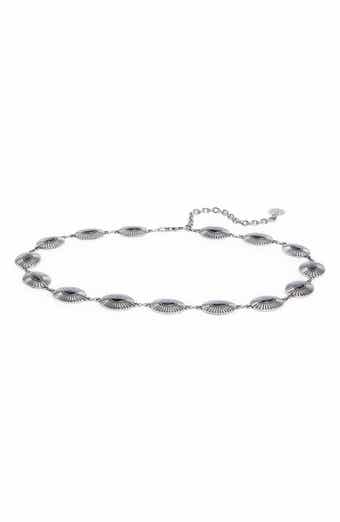 Vince Camuto Stone Conch Chain Belt