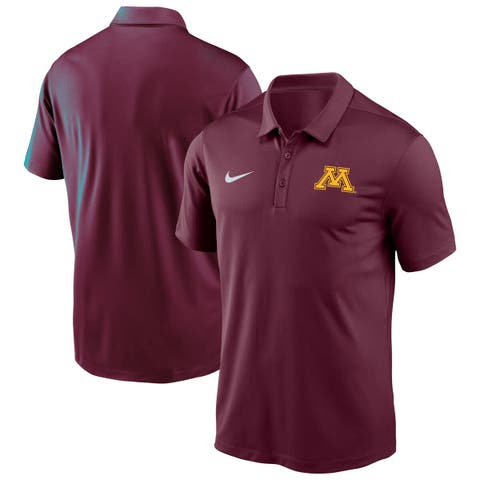 Men's Nike Maroon Minnesota Golden Gophers Victory Solid Performance Polo