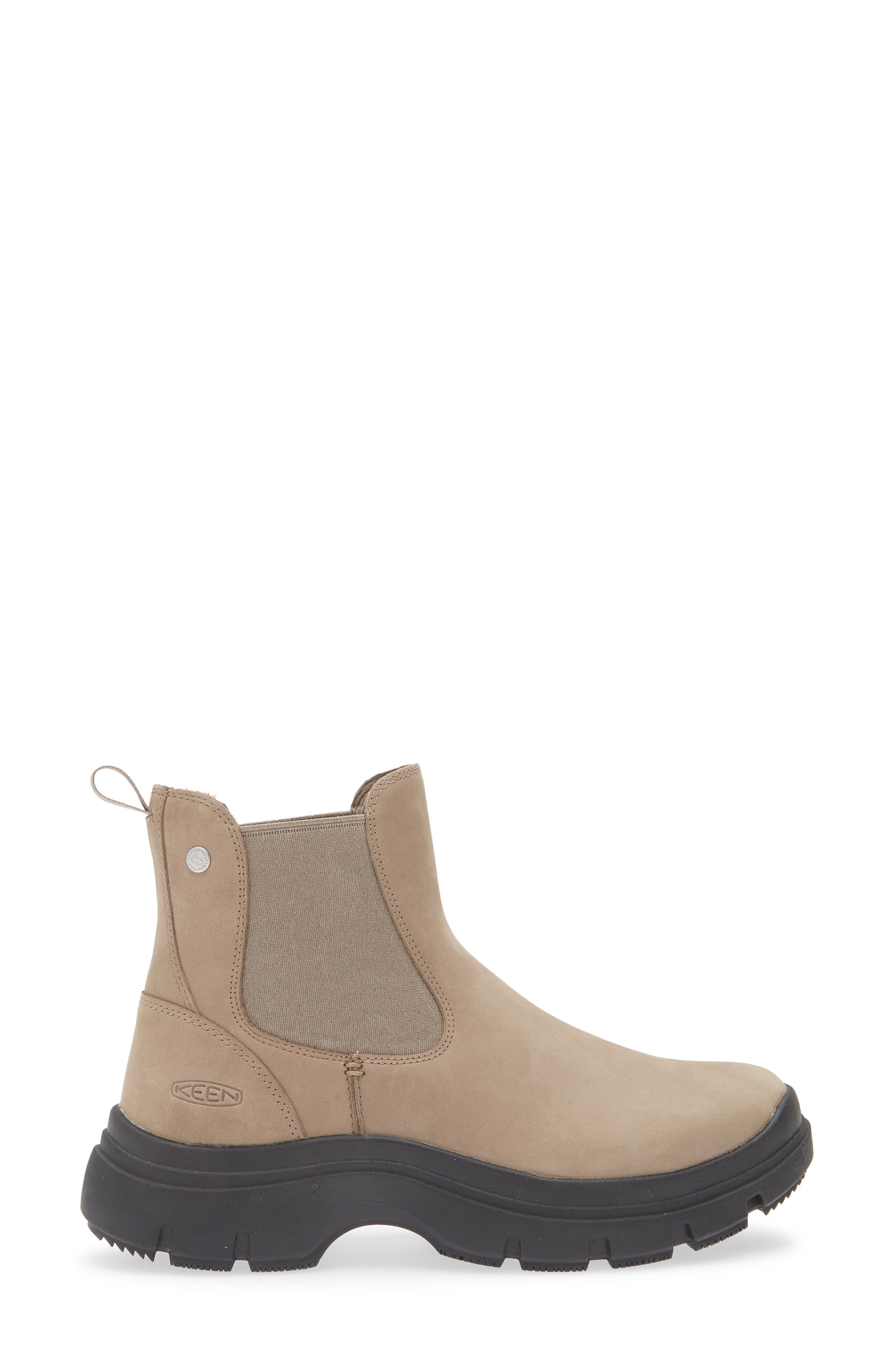 KEEN Kosa Waterproof Leather Chelsea Boot, Alternate, color, Brindle/ Black