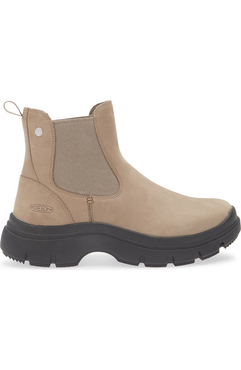 KEEN Kosa Waterproof Leather Chelsea Boot, Alternate, color, Brindle/ Black