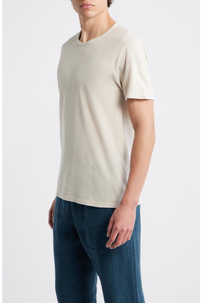 Organic Cotton Crewneck T-Shirt, Alternate, color, CREAM