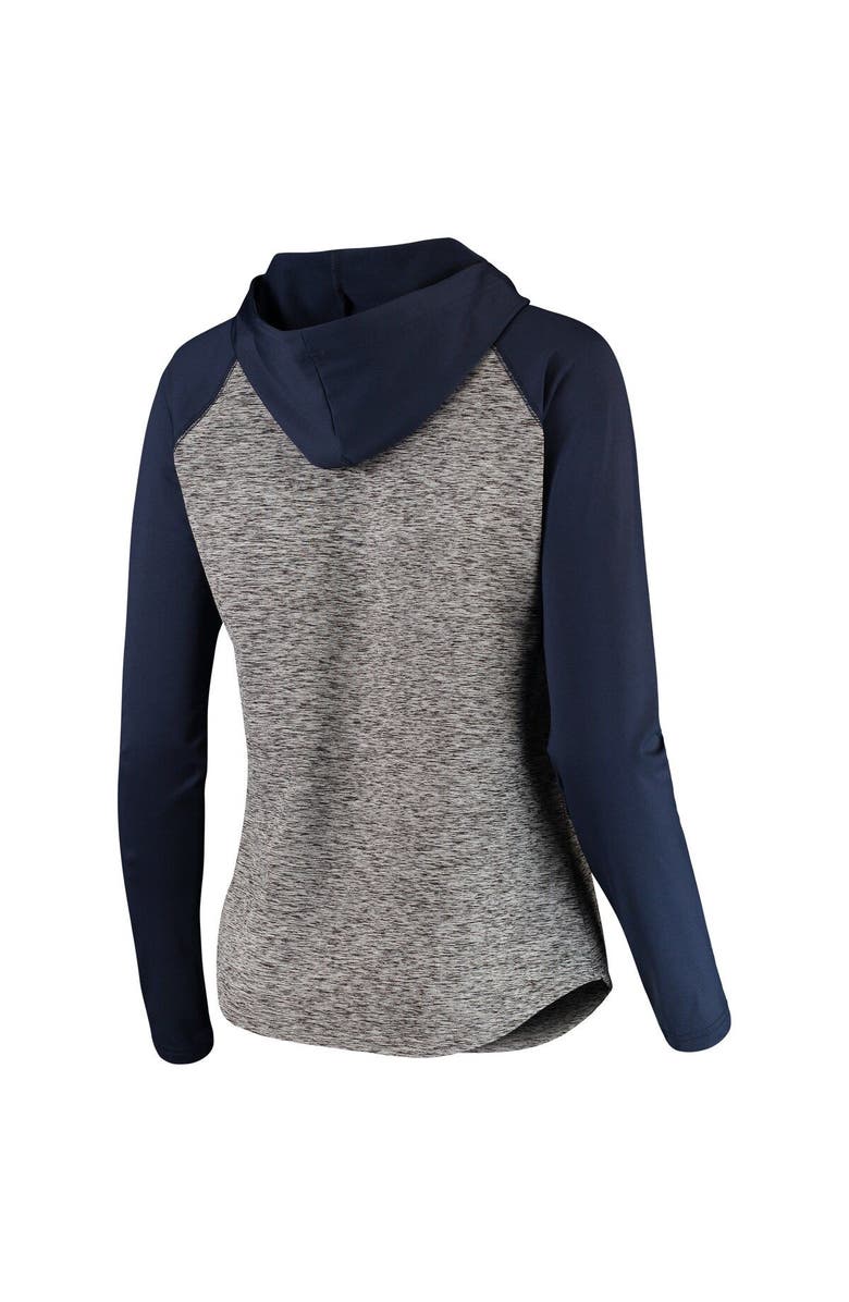 G-III 4HER BY CARL BANKS Women's G-III 4Her by Carl Banks Heathered Gray/Navy Tennessee Titans Championship Ring Pullover Hoodie, Alternate, color, Heather Gray