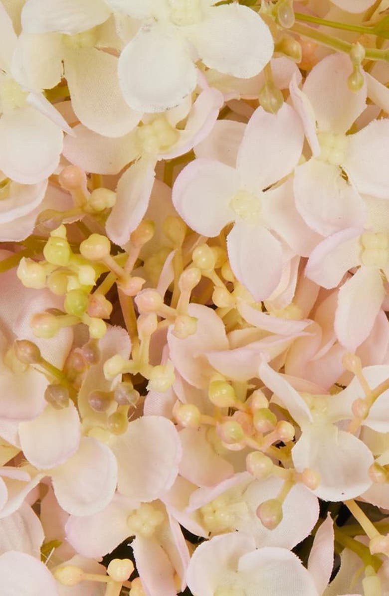 SONOMA SAGE HOME Set of Eight Pink Hydrangea Artificial Flowers, Alternate, color, Pink