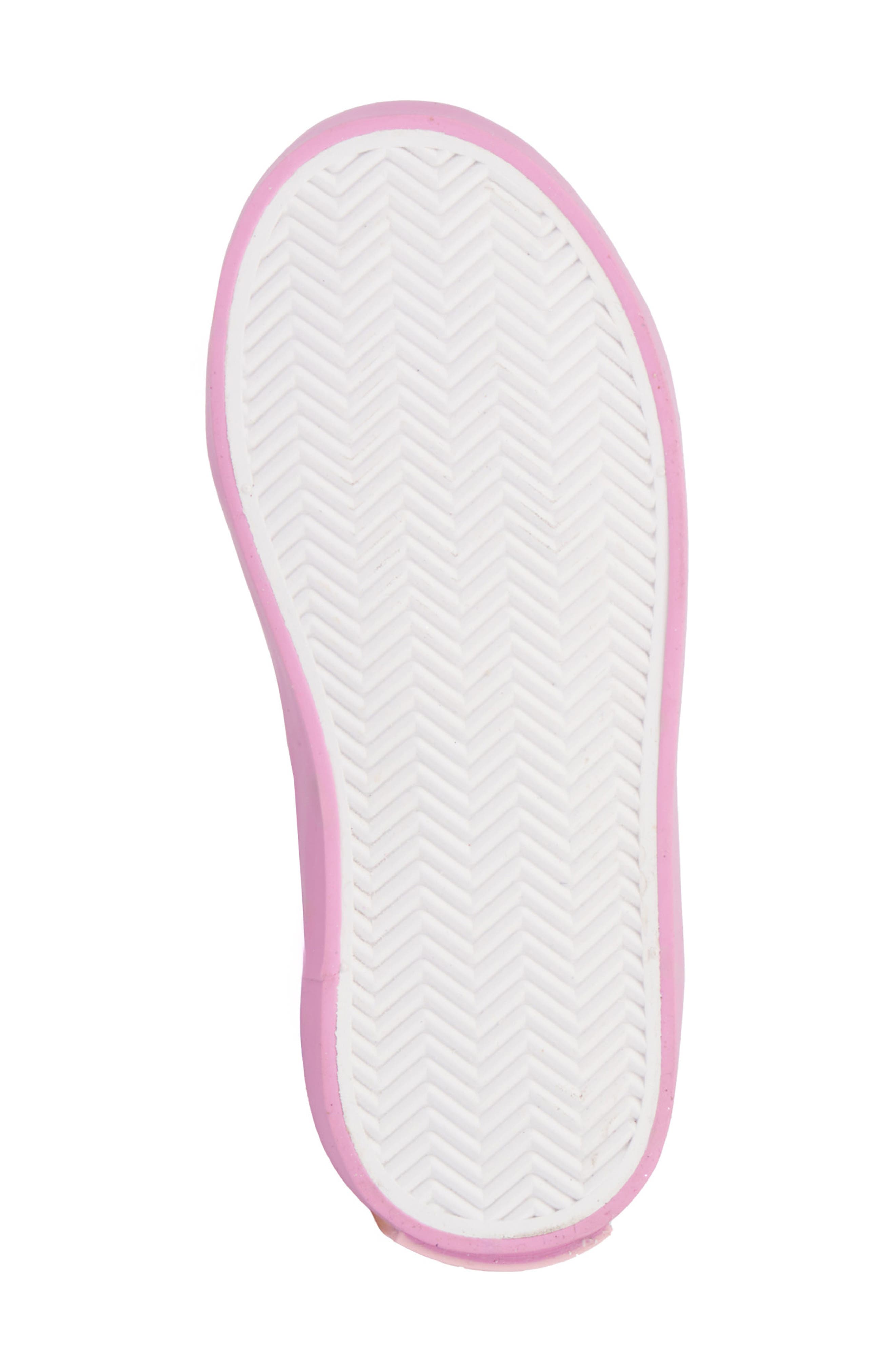 OLIVIA MILLER Kids' Glitter Heart Sneaker, Alternate, color, Pink