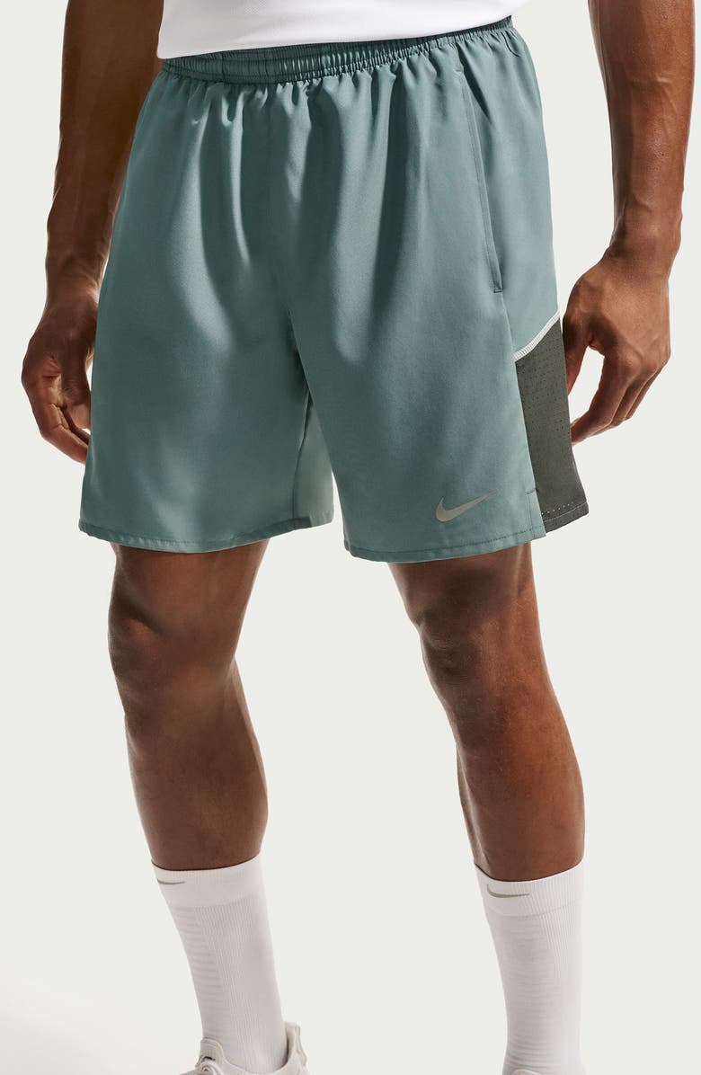 Nike Dri-FIT Miler 2-in-1 Shorts, Alternate, color, Mineral Slate