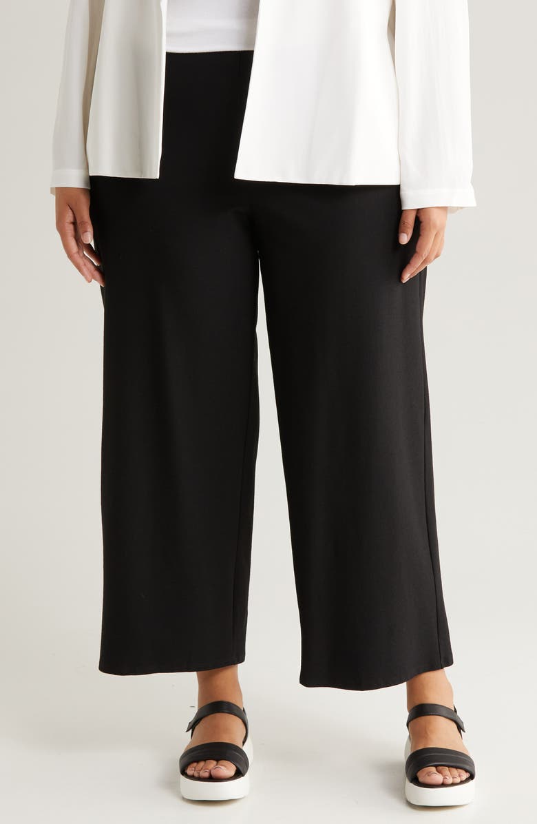 Eileen Fisher Ankle Wide Leg Pants, Main, color, 