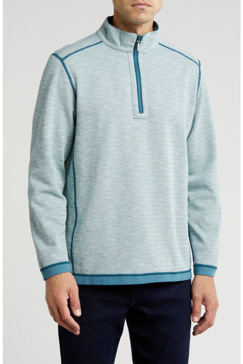 Switch It Up Reversible Quarter Zip Sweatshirt, Alternate, color, SUMMER NIGHT