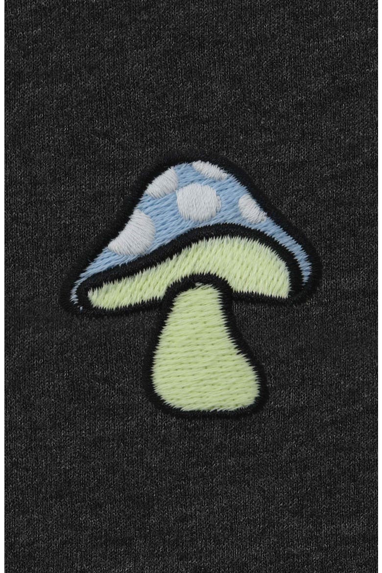 Mushroom Fleece Sweatshirt, Alternate, color, Dark Heather