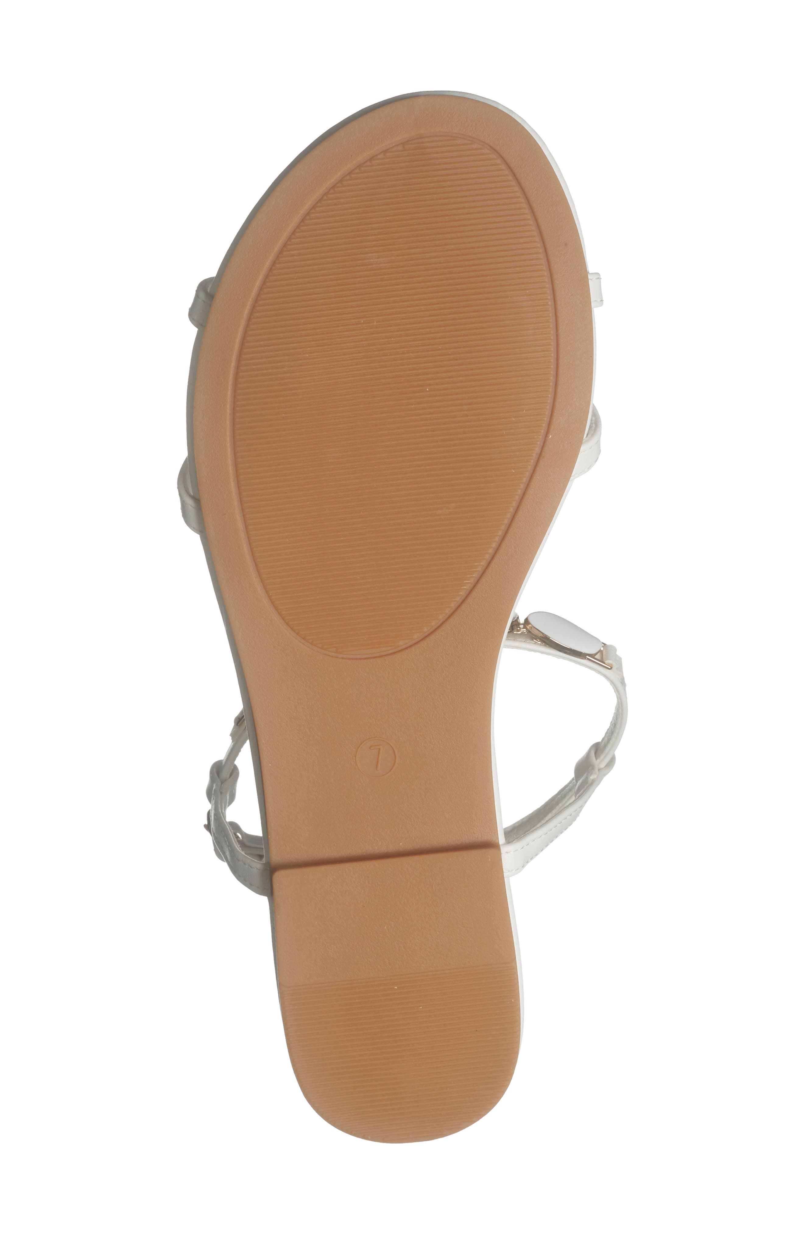 TOP MODA Verne Sandal, Alternate, color, White