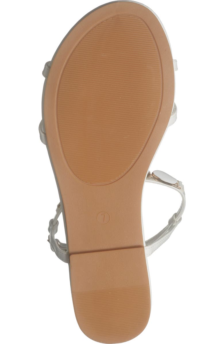 TOP MODA Verne Sandal, Alternate, color, White