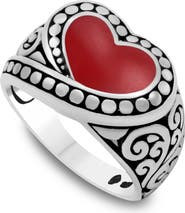 SAMUEL B. Heart Ring