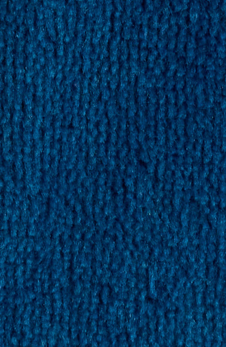 Nordstrom Shawl Collar Plush Longline Robe, Alternate, color, Blue Opal